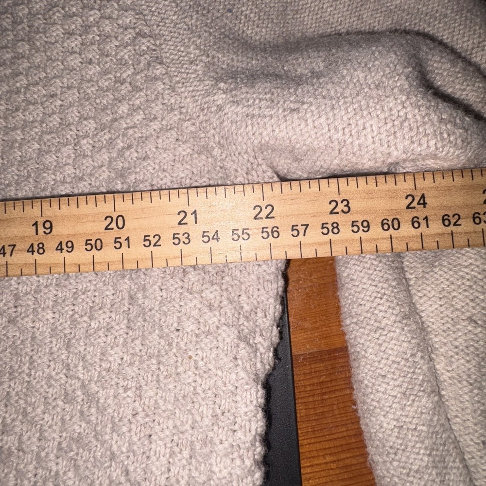 Old Navy San Francisco Men's Ivory Pullover Sweater L – High Neck/Button, EUC Cl - Picture 6 of 6